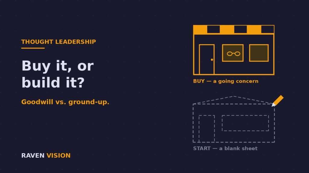 Buying an Optician Practice vs Starting From Scratch: The Honest Answer for UK Independents in 2026