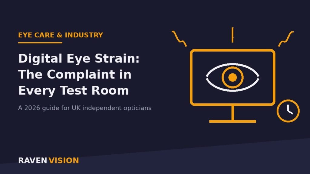 Digital Eye Strain in UK Independent Optician Practices: Turning the Most Common Complaint Into a Service in 2026