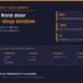 Infographic for UK independent opticians on optimising their Google Business Profile as their real front door. Headline: your real front door isn't your shop window, it's the Google Business Profile you haven't touched since you claimed it. Three stats: 86 percent of profile views are category searches not your name, roughly 54 percent fewer clicks as AI reads your profile before humans do, fewer than 1 average photo count on a verified optician listing. Five-column health check: category should say optician not health, services should list myopia CL and domiciliary, photos should be 5 or more real not stock, reviews should get a reply within 48 hours, hours should include bank holidays too.