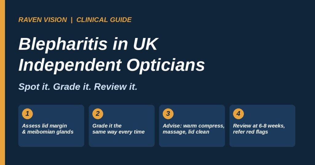 Blepharitis in UK Independent Opticians: A Practical Guide to Lid Disease and MGD